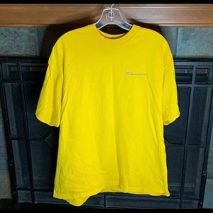 EUC Yellow Champion T shirt